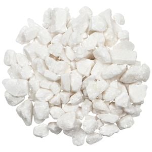 Tuscan Path 10-15mm 15kg Snow White Marble Decorative Pebble