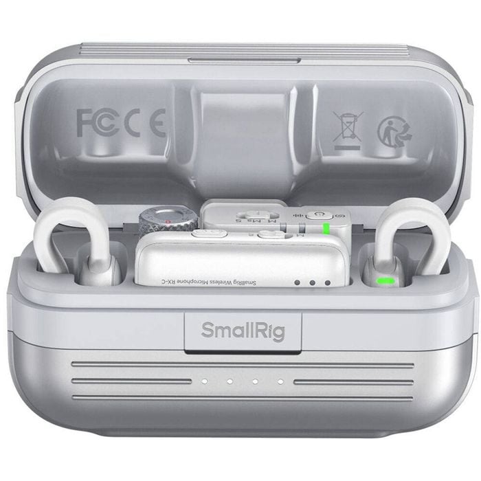 SmallRig S 70 Wireless Microphone with Multi-Device Compatibility (White) 5716