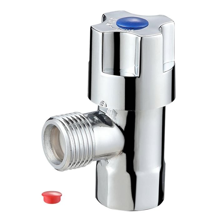 FIX-A-TAP 13mm Chrome-Plated Brass Star Handle Mini Cistern Stop