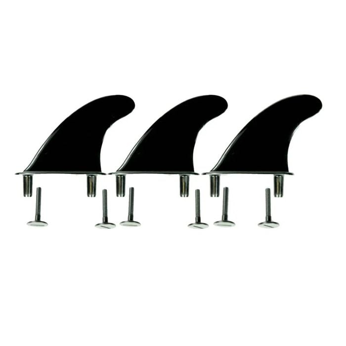 Softboard replacement bolt through surfboard fins with screw - Set Of 3 (thruster Set)