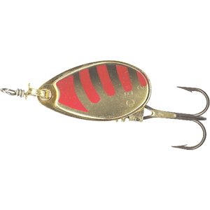 Rublex Celta Spinner Fishing Lure Twin Pack Size 2 Red/Gold (ORN)