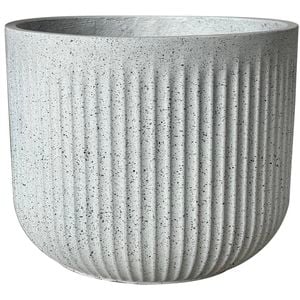 Northcote Pottery 44cm White Linea Cylinder Pot