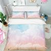 3D Pink Clouds Watercolor Quilt Cover Set Bedding Set Pillowcases 53