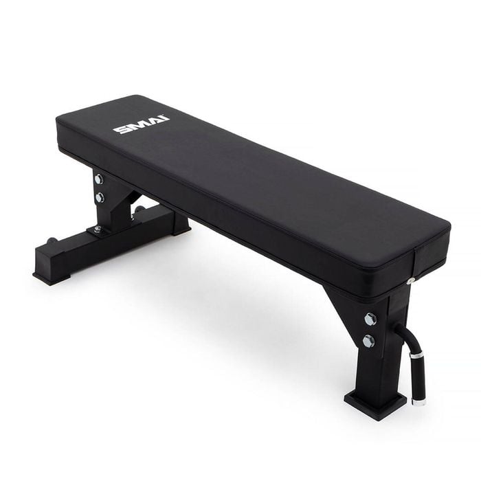 Smai Flat Bench With Wheels - Black