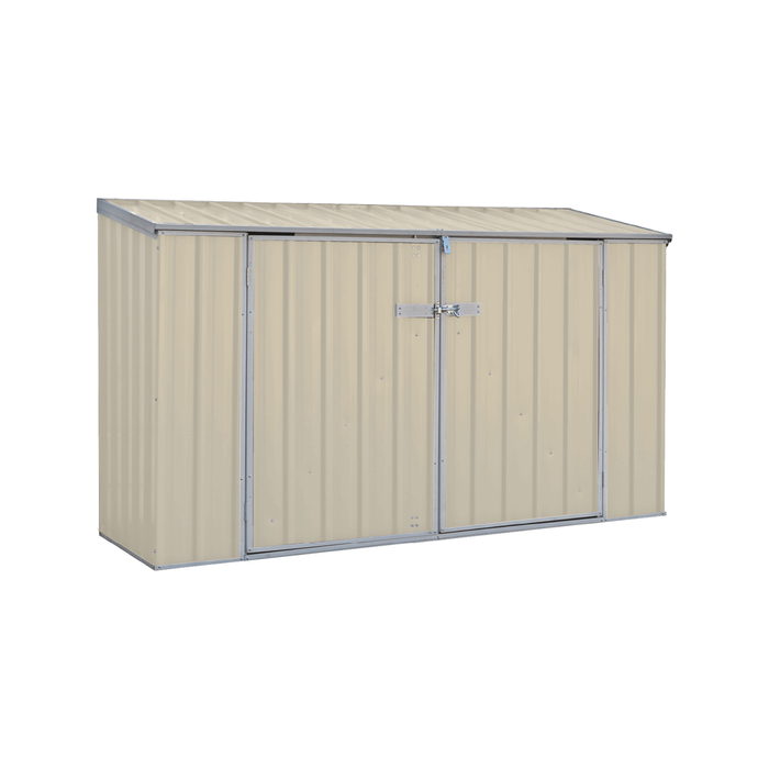 Absco Sheds 2.26 x 0.78 x 1.31m Classic Cream Bike Shed