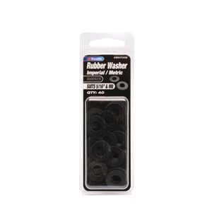 Zenith 5/16" And M8 Rubber Washer - 40 Pack