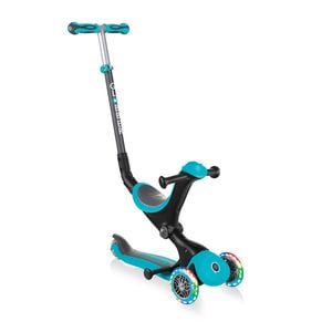 Globber Go Up Deluxe Convertible Toddler Scooter W/light Wheels