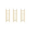 3 x Wooden Ladder Bird Budgie Canary Hamster Gerbil Mouse Rats Cage Ladders Toys