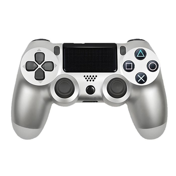 Catzon Dualshock 4 Wireless Controller Compatible with PlayStation 4-Silver