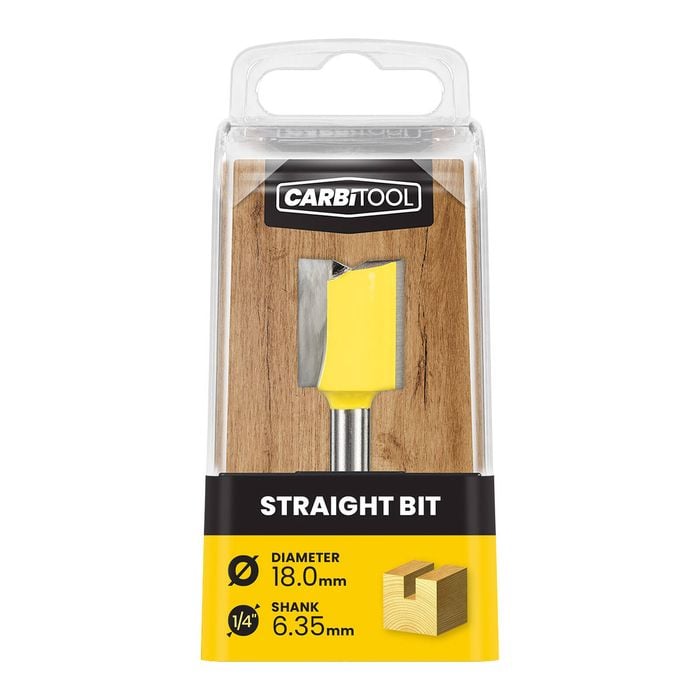 Carbitool 18.0mm Straight TCT Router Bit