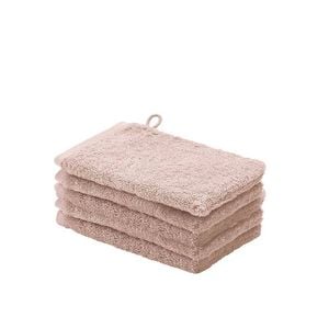 4 Pack - Luxury Egyptian Cotton Wash Mit 16x22cm - Dusty Pink