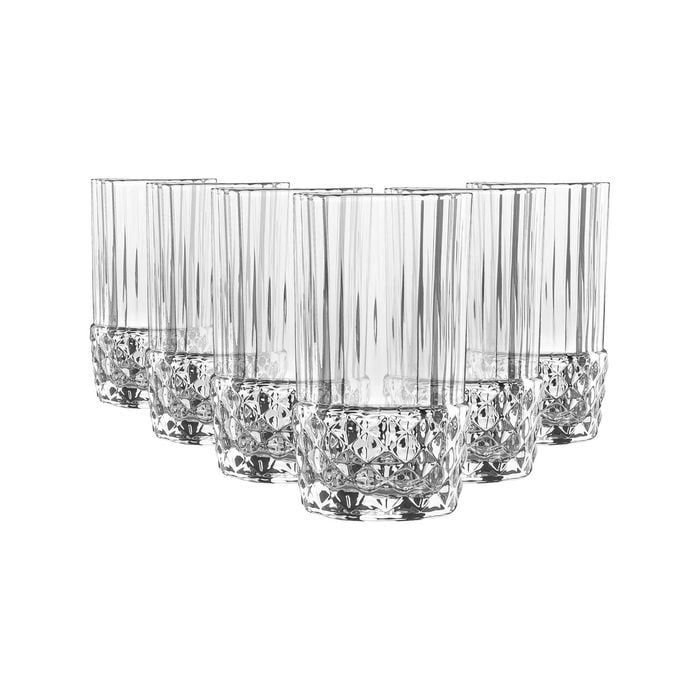 America '20s Shot Glasses - 80ml - Clear - Pack of 6