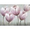 P&P Tulip Hand Painting Picture - Elegant Modern Wall Art for Living Room, Bedroom & Office Decor 80x60cm