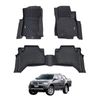 AUSGO Car Floor Mats for Mitsubishi Triton ML MN Series Dual Cab 2006-2015 All-Weather Floor Liners