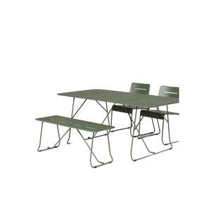 Seek and Ramble Parco Outdoor 4 Pce Dining Set Olive