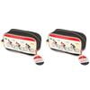 2PK Rex London Le Bicycle Wash Bag w/ 2 Internal Pockets 26x14cm