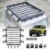 Roof Luggage Rack for Suzuki Jimny 3-Door 2018-Onwards Multi-Functional Platform Aluminum Alloy