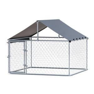 i.Pet Dog Crate Kennel Large House XL Pet Run Cage Puppy Outdoor Enclosure With Roof