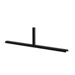 PEAK No-Dig Mesh Fencing 600mm Black Steel Fence Standing Post Base