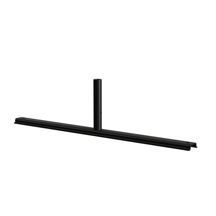 PEAK No-Dig Mesh Fencing 600mm Black Steel Fence Standing Post Base