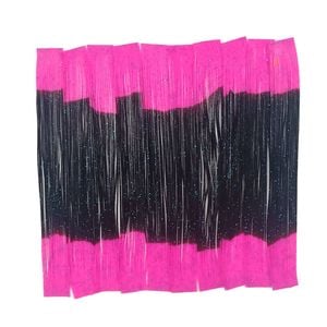 Artizan 22 Strand Silicon Skirting, Black W Pink Tips, Qty 20