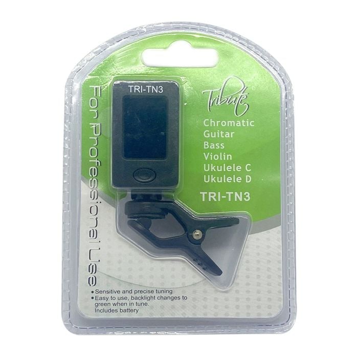 Tribute Clip On Chromatic Guitar/Bass/Violin/Ukulele Tuner