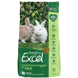 Burgess Excel Rabbit Pellets with Mint 1.5kg