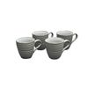 4pc Coffee Culture Reactive 355ml Ceramic Hot/Cold Drink Coffee & Tea Mug