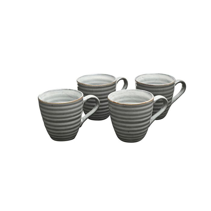 4pc Coffee Culture Reactive 355ml Ceramic Hot/Cold Drink Coffee & Tea Mug
