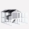 Yes4pets Grey Xxxxl Chicken Coop Rabbit Ferret Guinea Pig Cat Bird House
