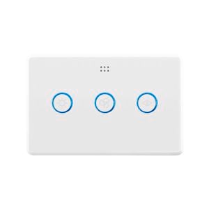 Deta Grid Connect Smart Fan Speed Controller with Touch Light Switch - Gloss White