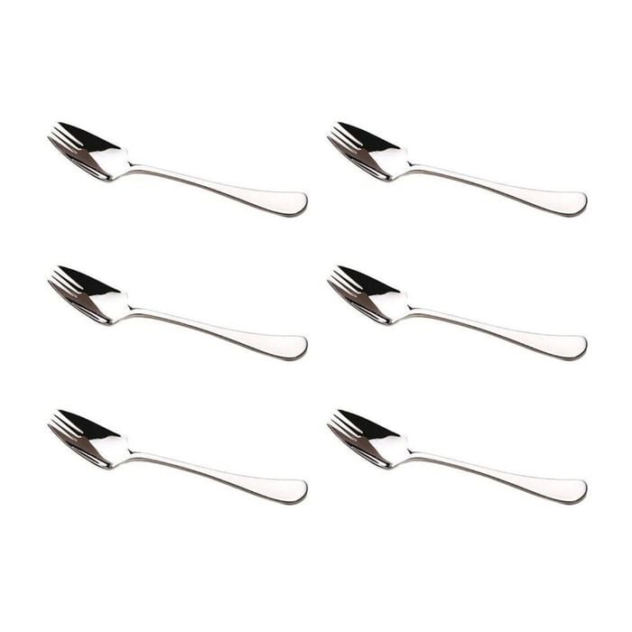 6x Maxwell & Williams Cosmopolitan Stainless Steel Serving Fork Tableware/buffet