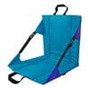Catzon Portable Seat Cushion with Backrest Foldable for Camping-Peacock Blue