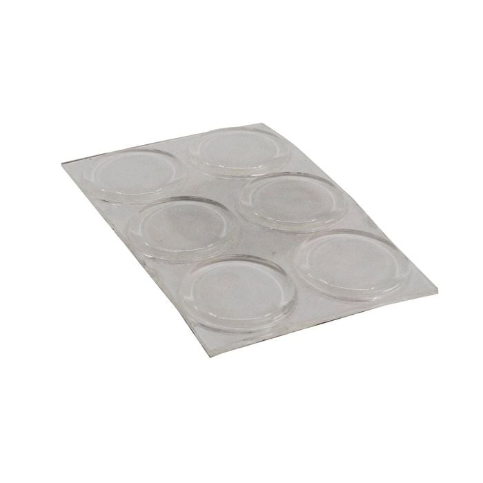 Surface Gard 19mm Clear Round Floor Protection - 6 Piece