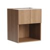 Kaboodle 600mm Cajun Oak Modern Wall Microwave Cabinet