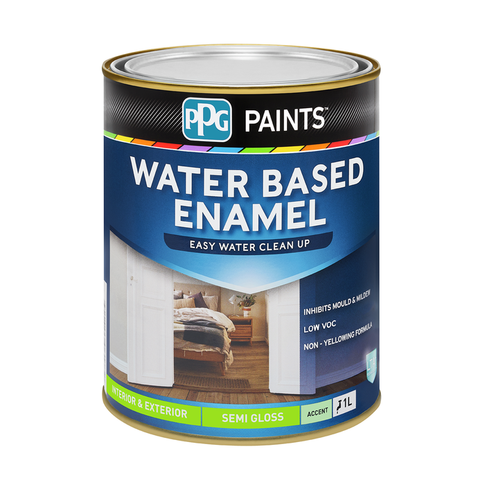PPG Paints 1L Semi Gloss Accent Water Based Enamel Paint