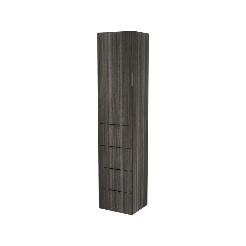 Lugna 2048 x 450 x 380mm Storm 3 Shelf 4 Drawers Left Hinged Door Storage Cabinet