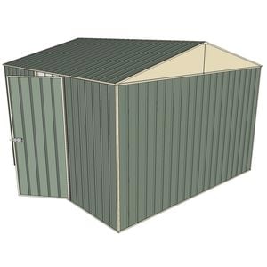 Build-a-Shed 3.0 x 3.0 x 2.3m Gable Single Hinged Side Door Shed - Green