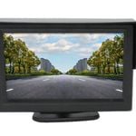Elinz 4.3" Monitor CMOS Reversing Camera Rearview Night Vision Track Moving Guidelines - 4.3" | Wired Transmission | RCA System