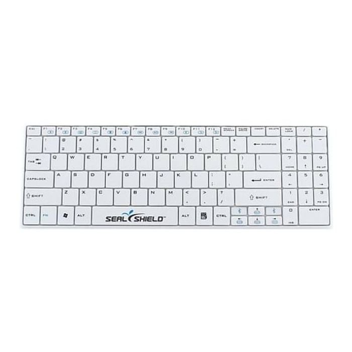 Seal Shield Clean Wipe Waterproof Keyboard - White [sswksv099w]