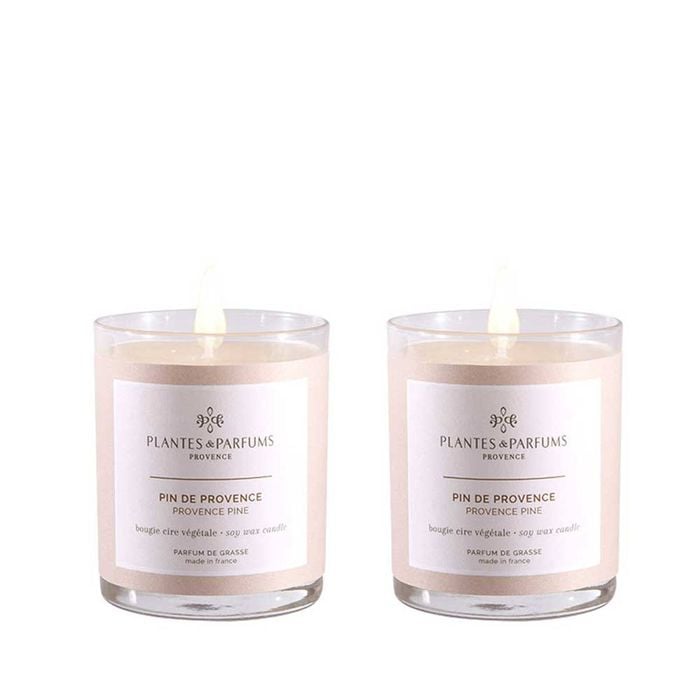 Set of 2 - 180g Perfumed Hand Poured Candle - Provence Pine