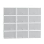 Artiss Shoe Box Rack DIY Set of 12 Stackable White Abel