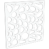 ProtectorAl 300-1200 x 300-1200mm Pearl White Riverstone Unframed Solid Aluminium Decorative Panel