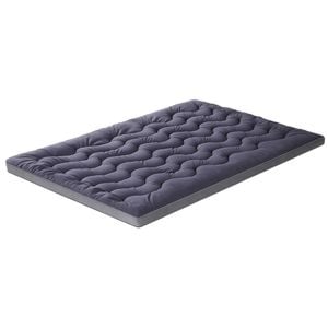 Giselle 5cm Pillowtop Topper Bamboo Polyester Blend Fibre Queen