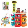 Costway 76PC Supermarket Playset Kid Grocery Store Set Shop Toy Blue