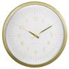 NeXtime Galaxy Wall Clock White Dial 40.2x40.2x4.3cm Brushed Gold Case