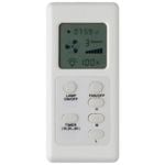 Mercator White Ceiling Fan Remote Control With LCD Screen