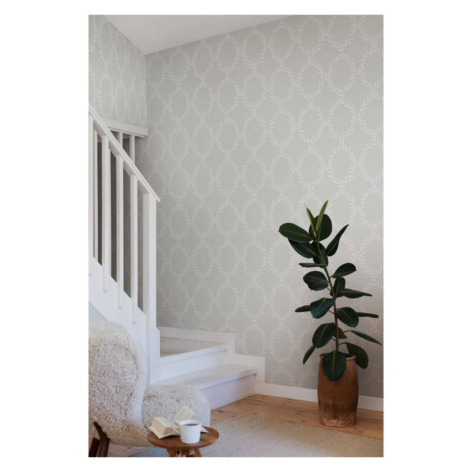 Wallpaper Trader Wilma - gray, Roll product image