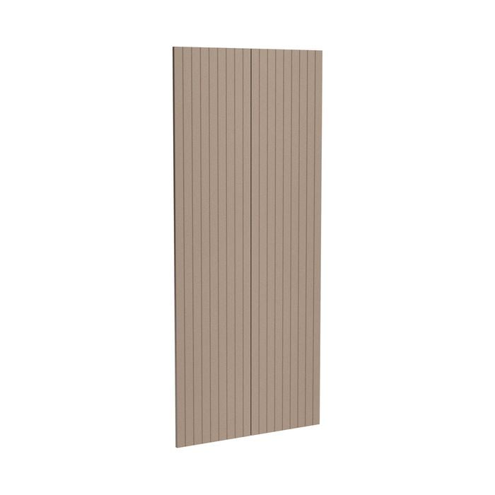 Kaboodle 900mm Raw Board  V-Groove Pantry Doors - 2 Pack