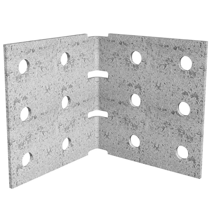 Dunnings 100 x 100 x 105mm M10 Galvanised Angle Bracket